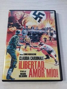 Libertad Amor Mio Morricone Claudia Cardinale DVD Español Italiano Region All Am - Imagen 1 de 5