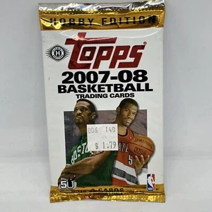 2007-08 Topps Basketball Hobby 9 Karten Pack ungeöffnet Pack - Bild 1 von 3