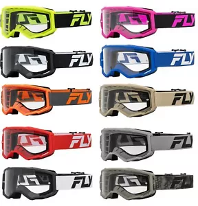 Fly Racing Focus Adult and Youth MX ATV Off-Road Riding Goggles - Picture 1 of 21