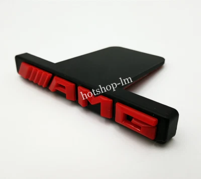 Emblem GT PanAmericana Front Grille Red Badge For Mercedes Benz AMG C43 E43 GL63 - Image 1 of 4