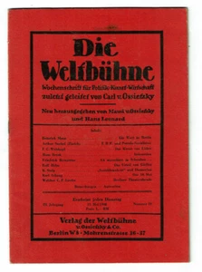 Die Weltbühne - Wochenschrift Politik Kunst Wirtschaft Nummer 19 von 1948 Berlin - Bild 1 von 1