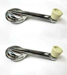1958 1959 Ford Full-Size Car Window Cranks Galaxy Fairlane PAIR - Picture 1 of 3