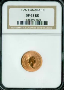 1997 CANADA CENT NGC SP69 FINEST GRADED  SPOTLESS  * - Picture 1 of 4