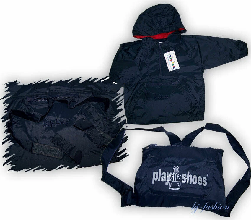 °NEU° Regen & Windjacke C@@L~IM BEUTEL~ in MARINE von PLAYSHOES Gr. 98 - Bild 1 von 1
