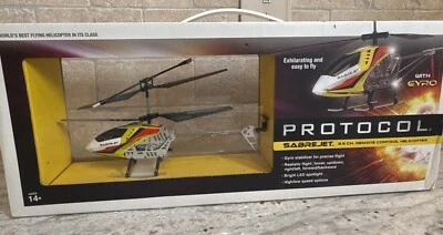 Protocol SabreJet 3.5 CH Remote Control Helicopter With Gyro Stabilizer NIB - Image 1 of 4