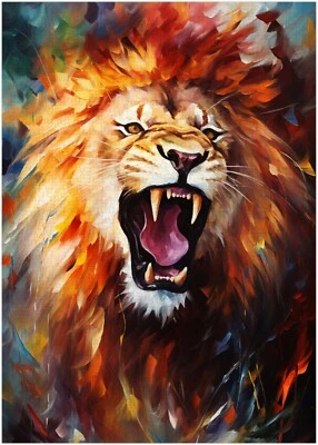 ART OF SOCKS Brüllender Löwe Puzzle 300/500/1000 Teile