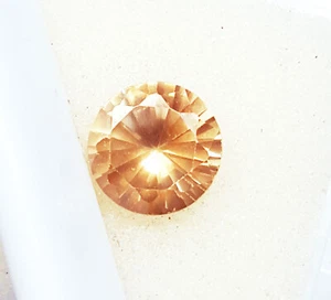 Round Shape Cambodian Zircon 4.50 Ct Loose Gemstone With Free Gift - Picture 1 of 6