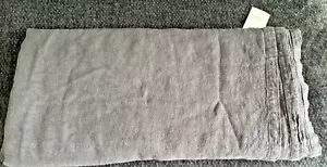 NWT Zara Home Queen Gray 100% Linen Bedspread Retail $269 - Picture 1 of 5