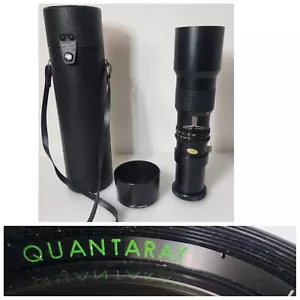 Vtg Quantaray Telephoto Lens f=400mm 1:6.3 With Case Excellent Made in Japan - Picture 1 of 11