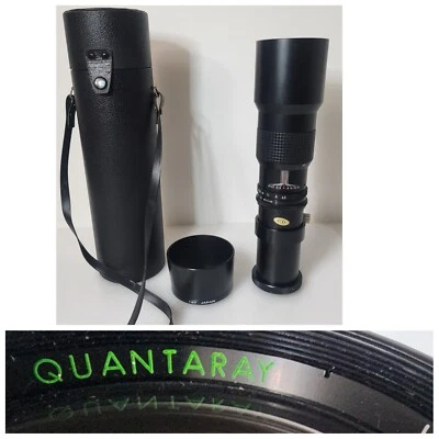 Vtg Quantaray Telephoto Lens f=400mm 1:6.3 With Case Excellent Made in Japan - Image 1 of 4