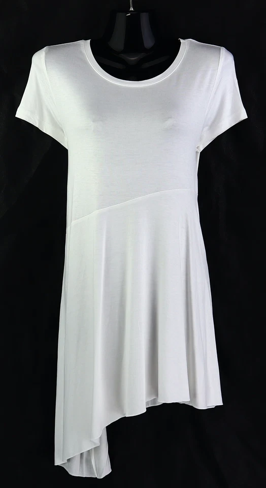 Tunika Gr. 36 Weiß Damen Longtunika Shirt Bluse Oberteil RPW - Bild 1 von 1