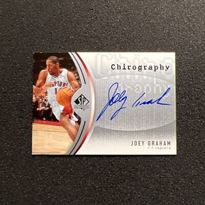 2006-07 UD SP Authentic JOEY GRAHAM #CH-JG Chronographs ROOKIE AUTO - RAPTORS