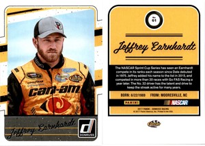 2017 Donruss Racing Trading Card 61 JEFFREY EARNHARDT