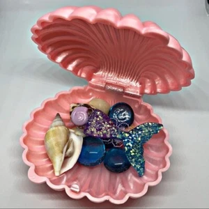 Mermaid tail  girl hair clip purple|blue handmade  - Picture 1 of 12