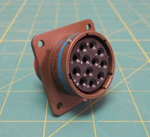 Deutsch MS3472W22-12S Circular Connector 12-Pos NSN 5935-01-261-9578 NO CONTACTS - Picture 1 of 8