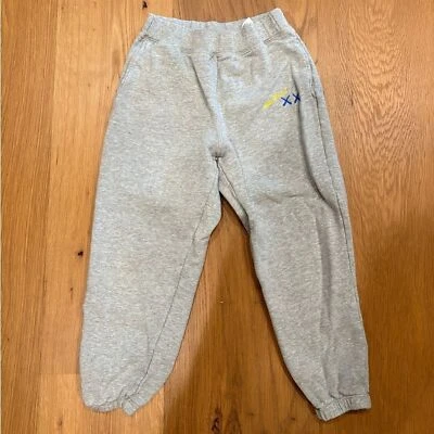 Kids Uniqlo KAWS + Warhol Sweatpants Size 7-8 (130) GREY - Image 1 of 2