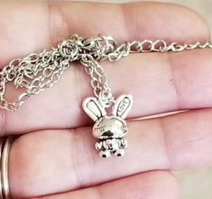 Silver Bunny Anklet Rabbit Anklet Bunny Jewelry Easter Jewelry Easter Gift - Picture 1 of 4