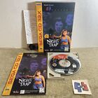 Night Trap (Sega 32X, 1994) BOX MANUAL & TEMP TATTOO 🔥🔥🔥 ORIGINAL RETRO GAME