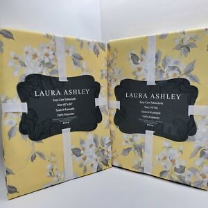New Laura Ashley Apple Blossom Easy Care Tablecloth 60" x 84" Or 70" Round