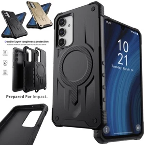 Custodia magnetica antiurto resistente per Samsung Galaxy A16 5G doppio strato - Foto 1 di 31