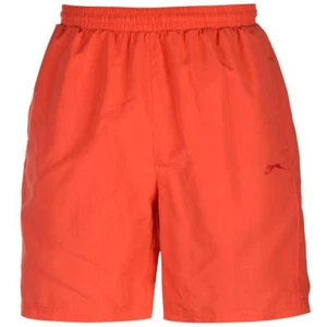 ✅SLAZENGER Herren kurze Sport Hose Fussball Fitness Schwimm Bade Freizeit Rot - Bild 1 von 4