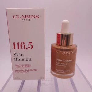 Clarins Skin Illusion Natural Hydrating Foundation 116.5 COFFEE - Picture 1 of 8