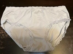 LAURA ASHLEY Gray Blue Shaping Brief Panties - Picture 1 of 7