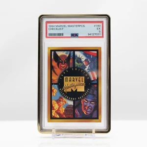 Marvel 1994 Marvel Masterpieces Checklist #140 PSA 5 - Bild 1 von 4