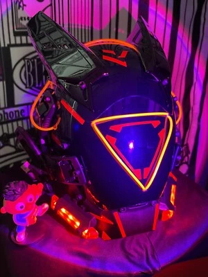 Cyberpunk Mask Cosplay Helmet Star Wars Kamen Rider Dance Props Halloween Toys - Image 1 of 4