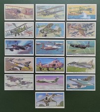 Kelloggs A History Of British Military Aircraft Complete Set of 16 Issued 1963