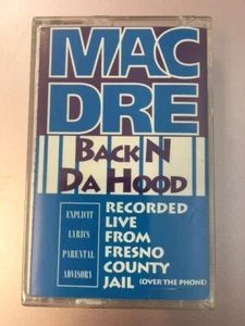 Mac Dre – Back N Da Hood CS / CASSETTE TAPE (New/Sealed) 1992 - Picture 1 of 2