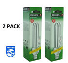 2 x Philips Ecotone Energy Saver Stick Light Bulb [Bayonet 14W - 75W] White