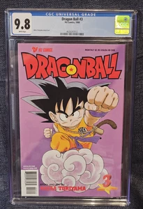 Dragon Ball #3 1st Print CGC 9.8 White Pages Viz Comics 1998 VERY LOW POP!!! - Picture 1 of 2