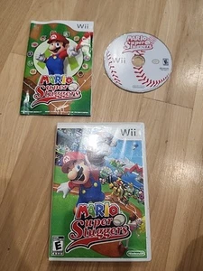 Mario Super Sluggers (Nintendo Wii, 2008) CIB Complete - Picture 1 of 9