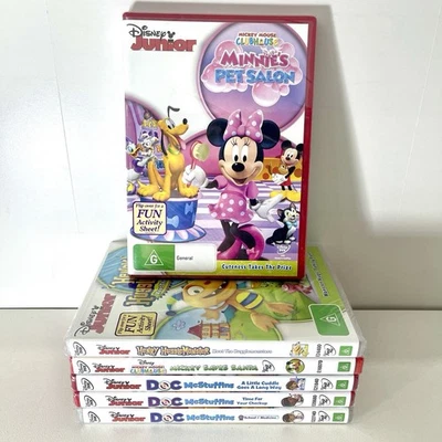 Disney Junior 6 DVD Bundle Lot Kids TV Set New & Sealed - FREE TRACKED POST! - image 1 of 4