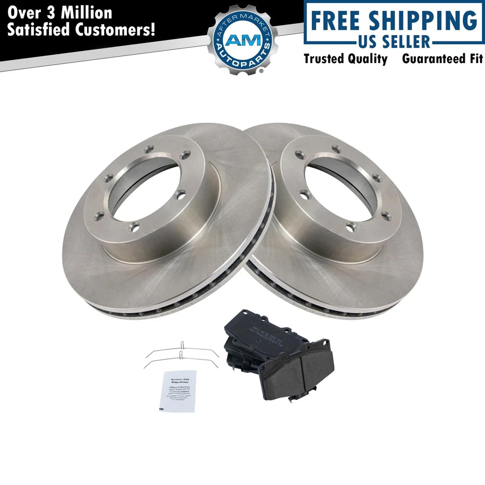 Kit de pastillas de freno delanteras y rotor para Toyota 4Runner 1993-1998 T100 1992-1995 Foto 1 de 4