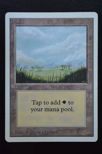 Magic The Gathering MTG PLAINS (B) Unlimited Edition LP Lightly Played - Picture 1 of 2