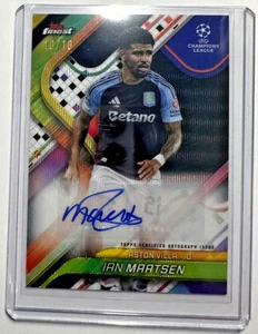2024-25 Topps Finest UEFA Club Comp IAN MAATSEN Black Refractor /10 - Bild 1 von 3