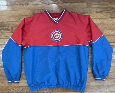 Chicago Cubs MLB Genuine Merchandise Pullover Lined Stitched Jacket Men's L - Image 1 of 4