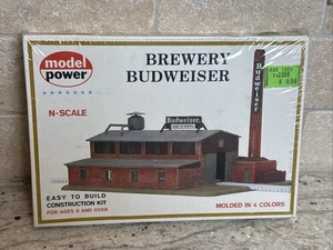 Model Power n Scale Construction Kit No. 1509 Brewery Budweiser SEALED - Picture 1 of 11