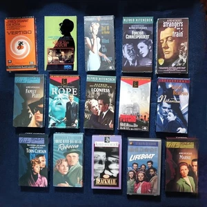 Alfred Hitchcock Sammlung - VHS - 15 LOT CLASSIC STUDIO RELEASES - NEAR MINT! - Bild 1 von 1