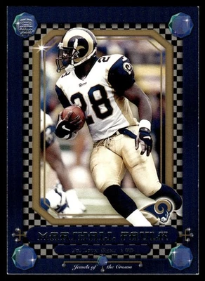 2001 Pacific Crown Royale Jewels of the Marshall Faulk St. Louis Rams #20 - Image 1 of 2
