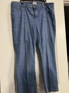 LL Bean Straight Leg Favorite Fit Damen Jeans Plus Größe 18 Petite - Bild 1 von 3