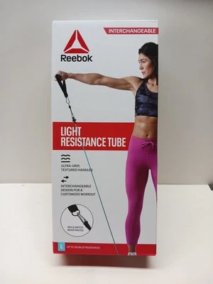 Tubo de resistencia a la luz Reebok Ultra-Grip, asas texturizadas diseño intercambiable Foto 1 de 4