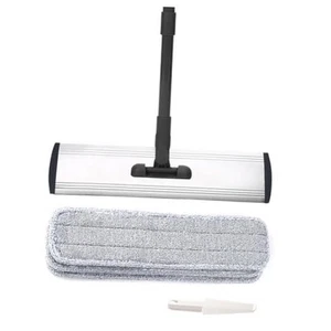 18 in Microfiber Mop Large Flat Mops for Floor Cleaning 4 Reusable 18 IN MOP - Picture 1 of 7
