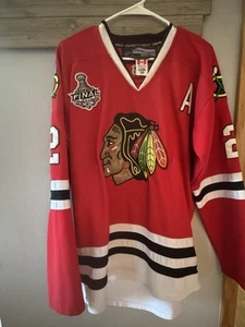 Duncan Keith Chicago Blackhawks Jersey Reebok CCM Mens Size 50 Stanley Cup Patch - Picture 1 of 8