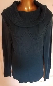 Womens sweater by Designer Apostrophe Size Large Teal Green Casual Wear Stylish - Picture 1 of 1