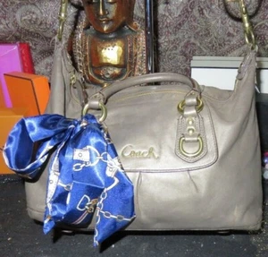 Coach 2011 Ashley Classic Grey Leather Satchel - Picture 1 of 13