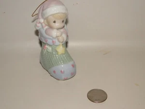 Precious Moments Boy Santa 465429S Christmas Ornament, AS IS No Light, - Picture 1 of 4