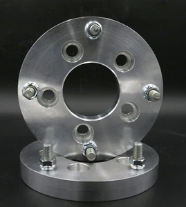 5x4.5 / 5x114.3 to 4x156 USA Wheel Adapters 1" Thick 12mm Studs 80mm Bore x 2 - Foto 1 di 6